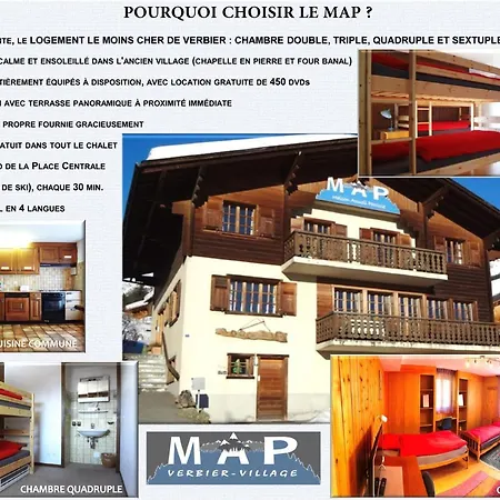 بيت شباب Map Verbier-village